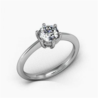 The Classic Six - Prong Solitaire Diamond Ring